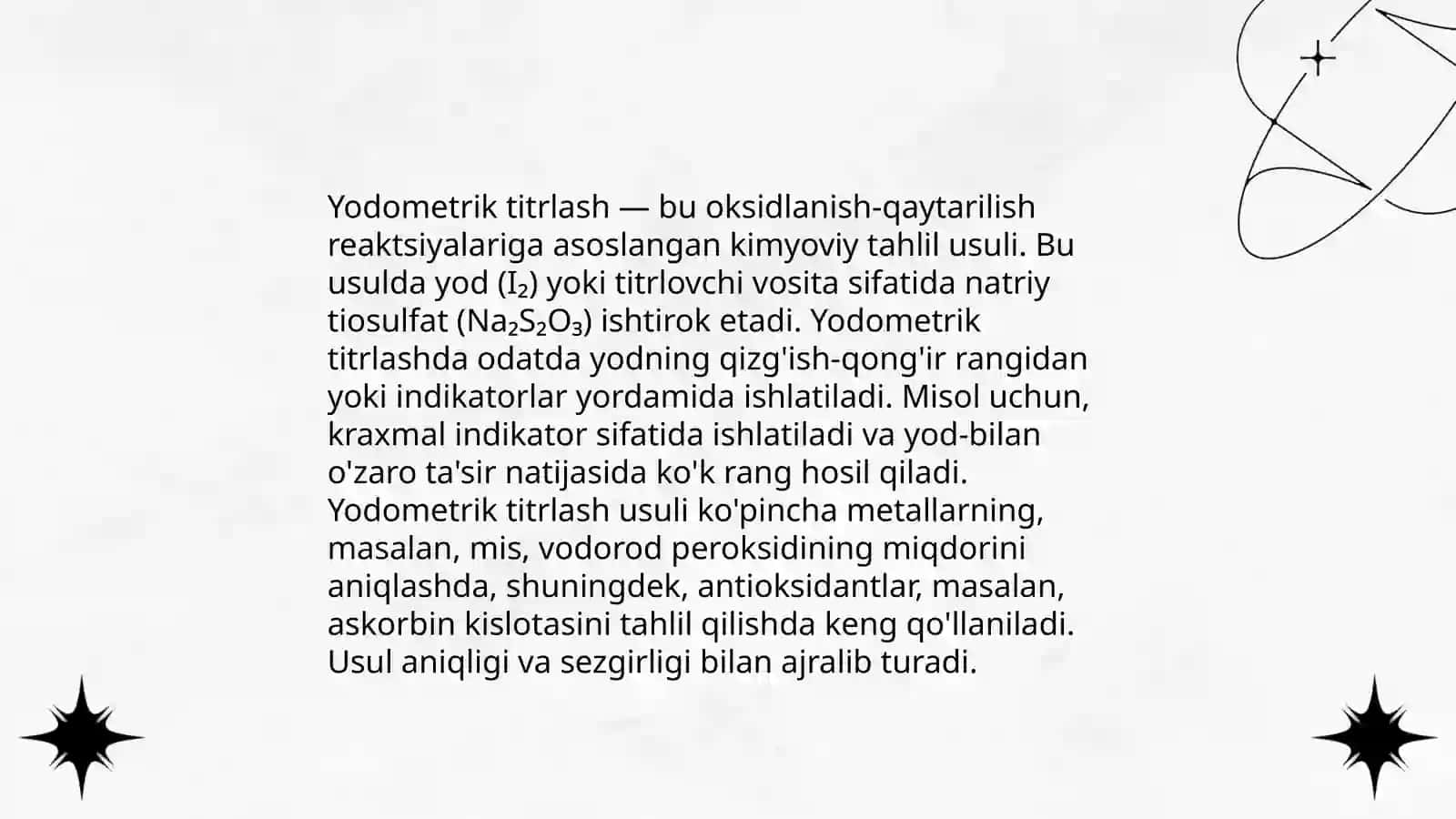 Moylarda yod va kislota sonini aniqlash usullari 3