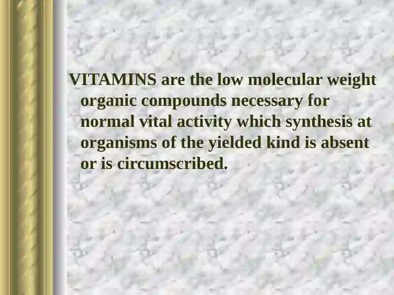 Vitaminlar, ularning  organizmdagi funksiyalari 3