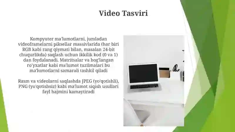 Axborotlarning kompyuterda tasvirlanishi 3