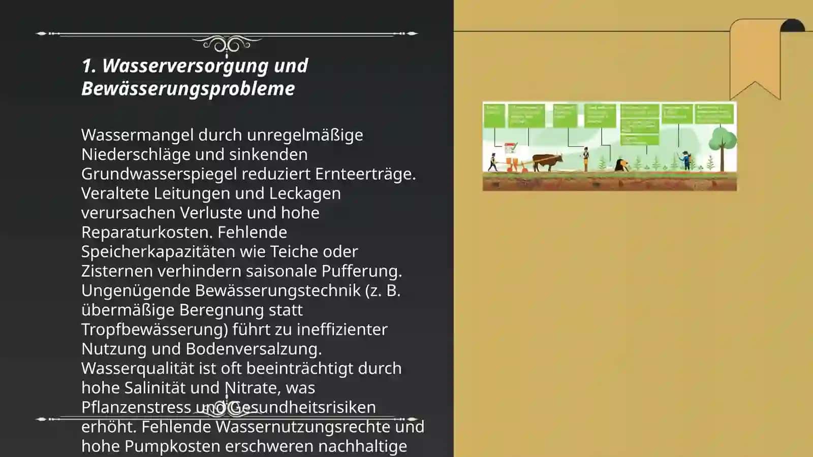 Wasserversorgung und Bewässerungsprobleme 3