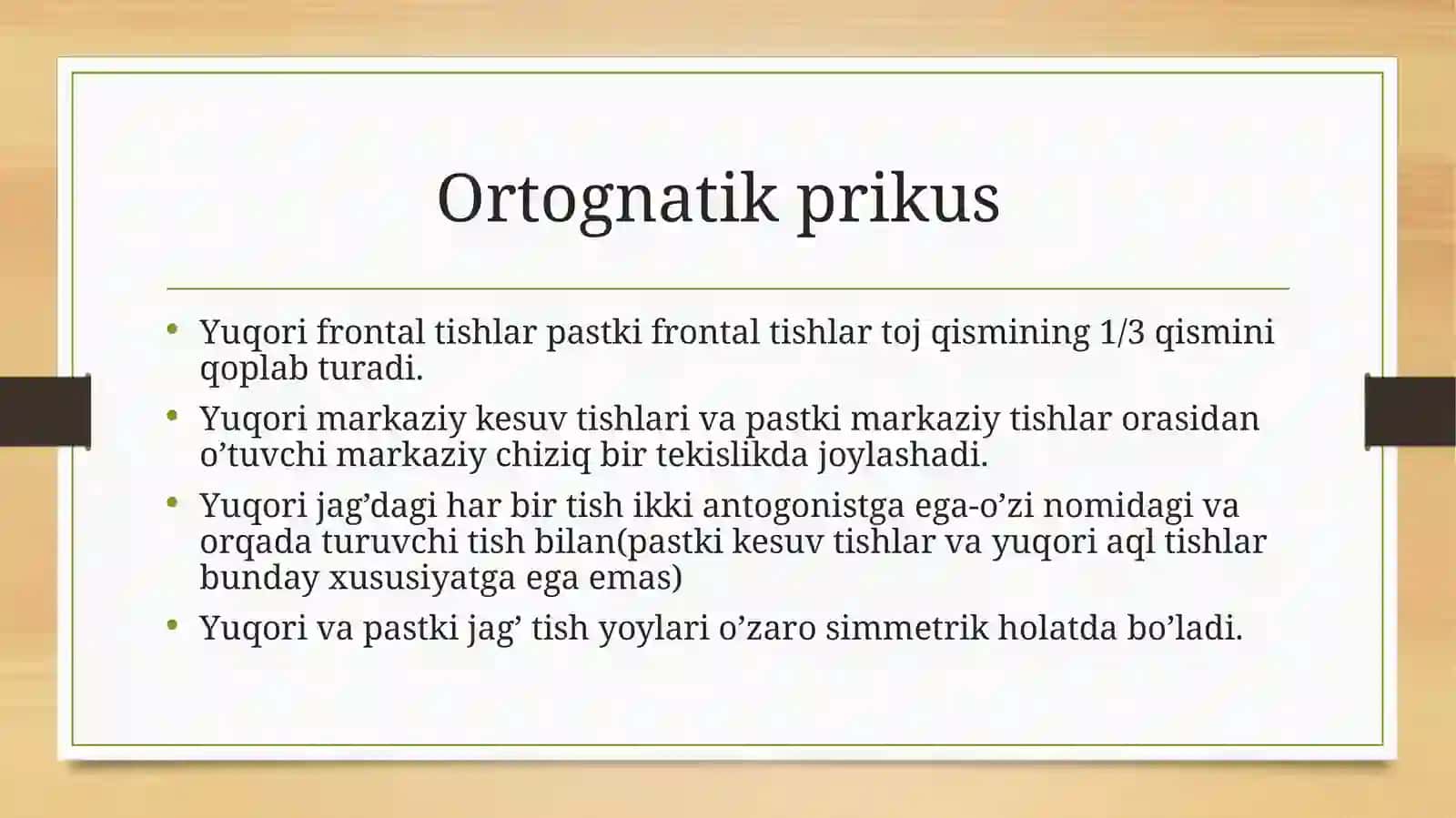 Prikus va uning turlari 3
