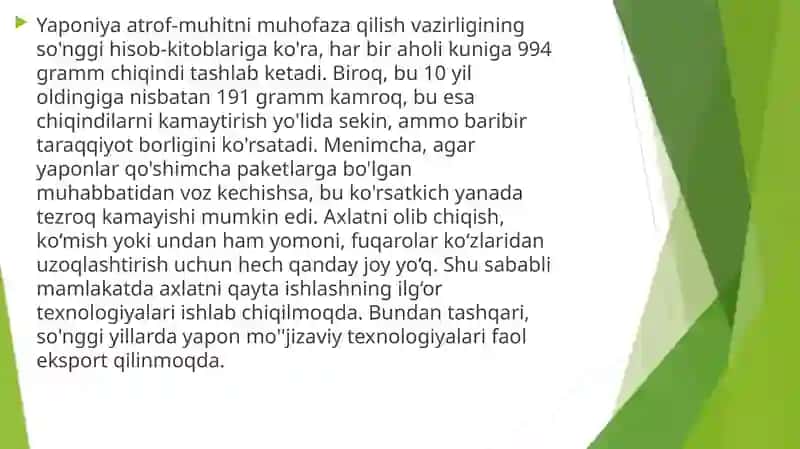 Chiqindilarni Yo'q qilish va Tozalash 3