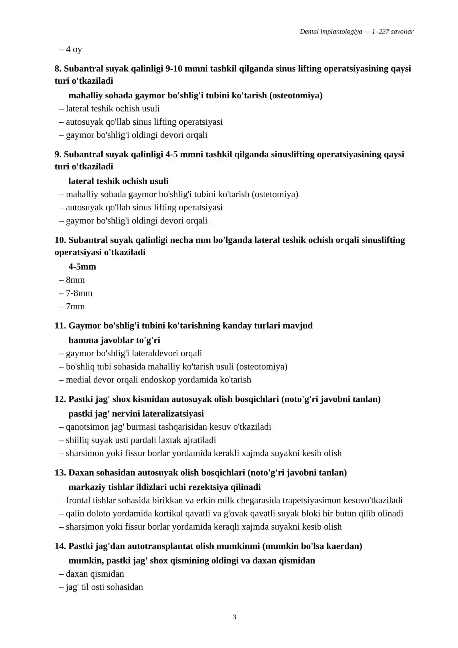 DENTAL IMPLANTOLOGIYA 3