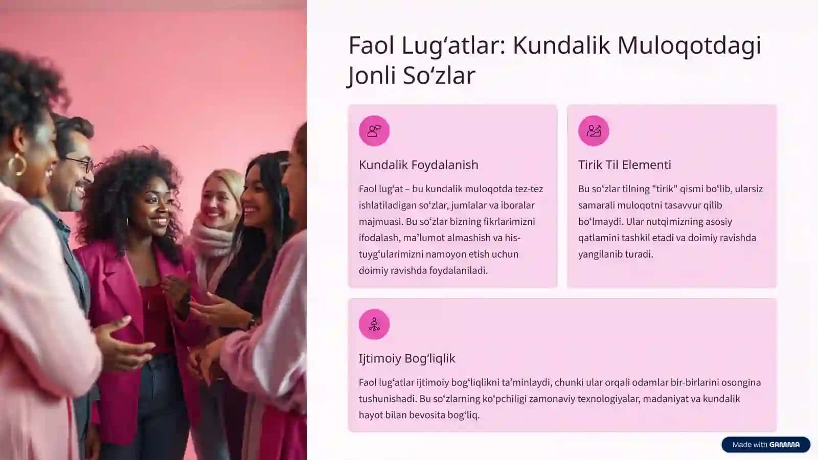 Lugʻatlarning Faollik Va Nofaollik Jihatdan Tavsifi 3