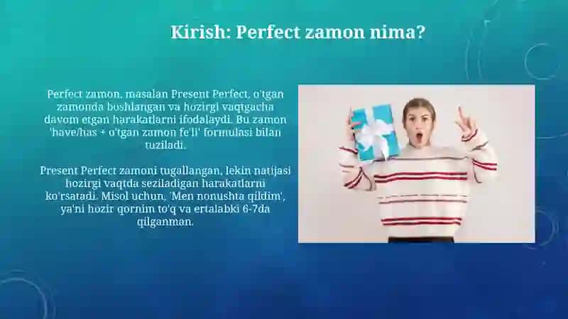 Present Perfect Tense 3