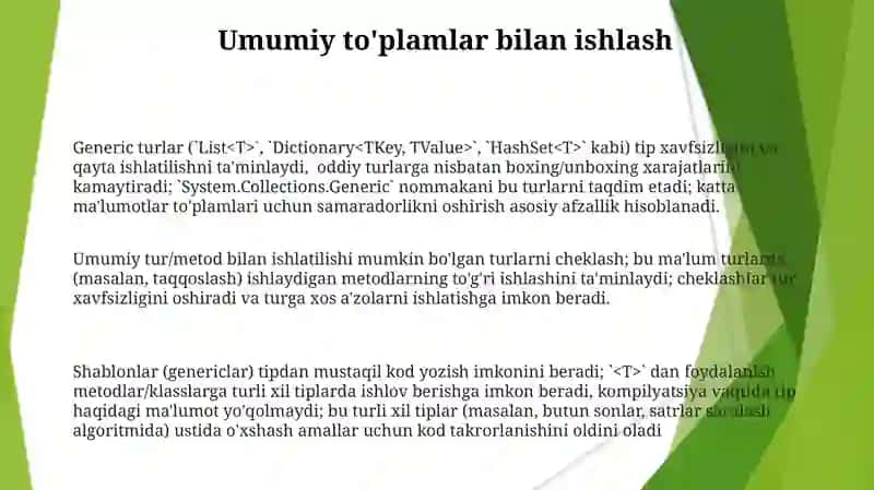 Qoliplar bilan ishlash 3