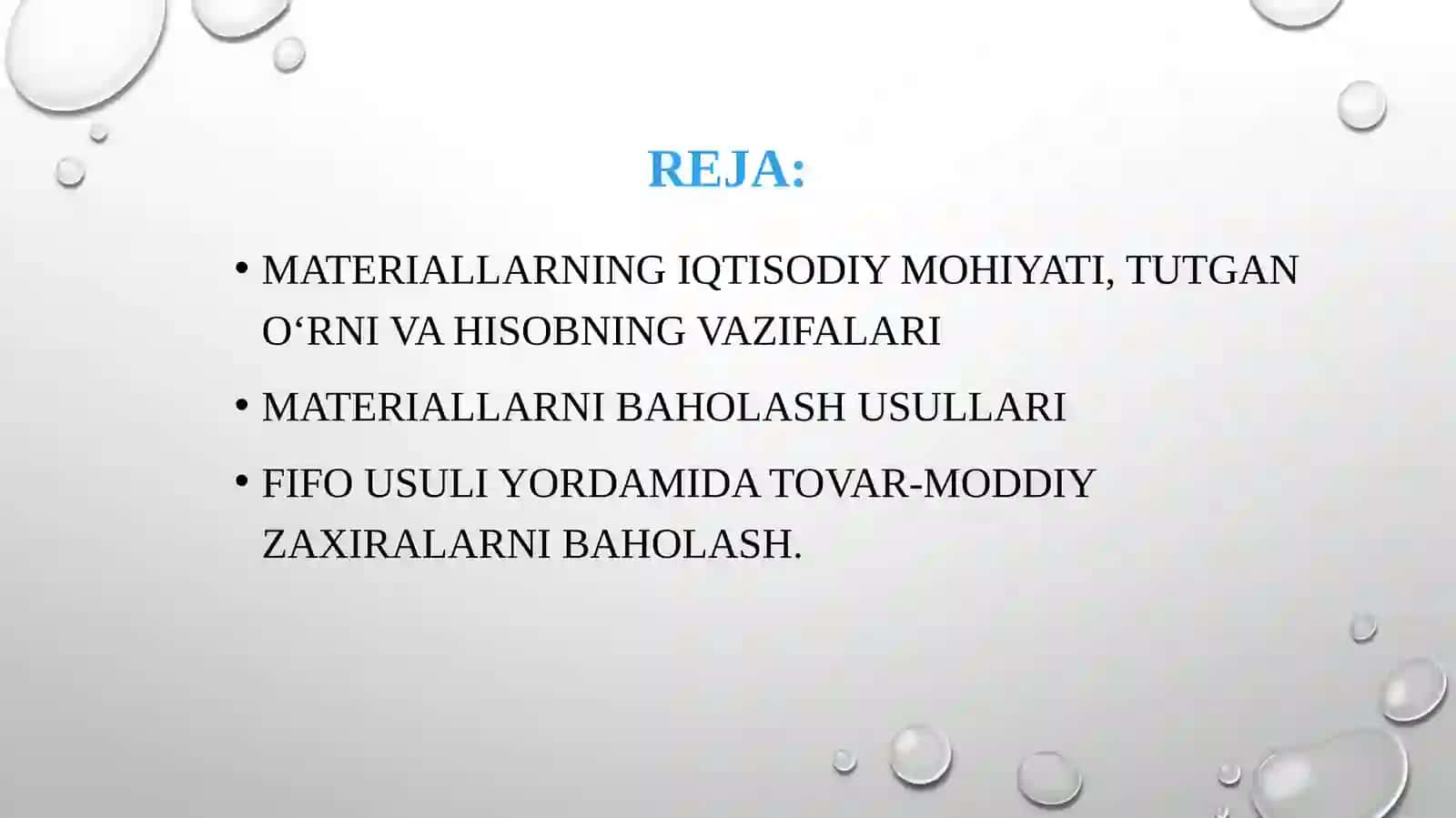 Moliyaviy hisob asoslari 3