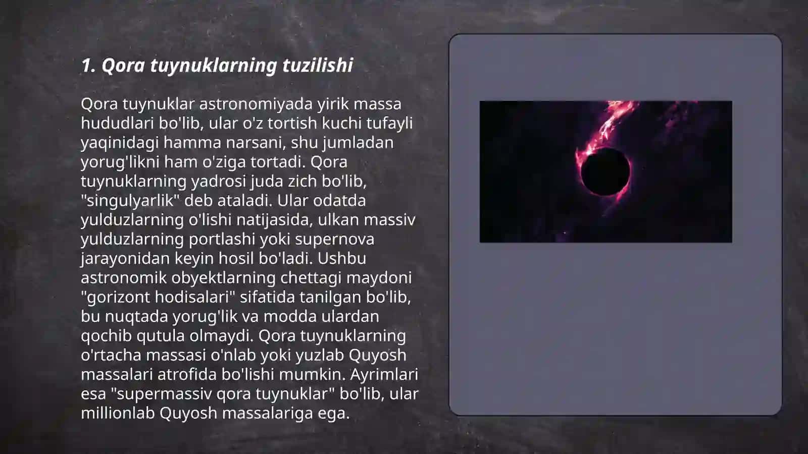 Qora tuynuk 3