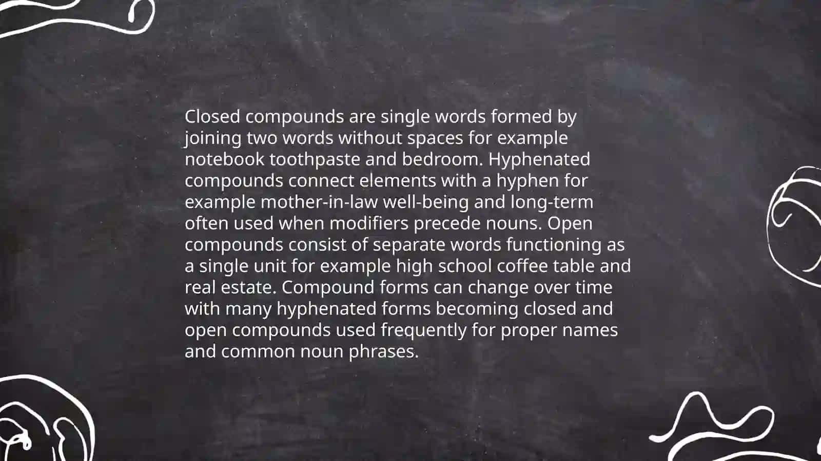 Compound words in English 3