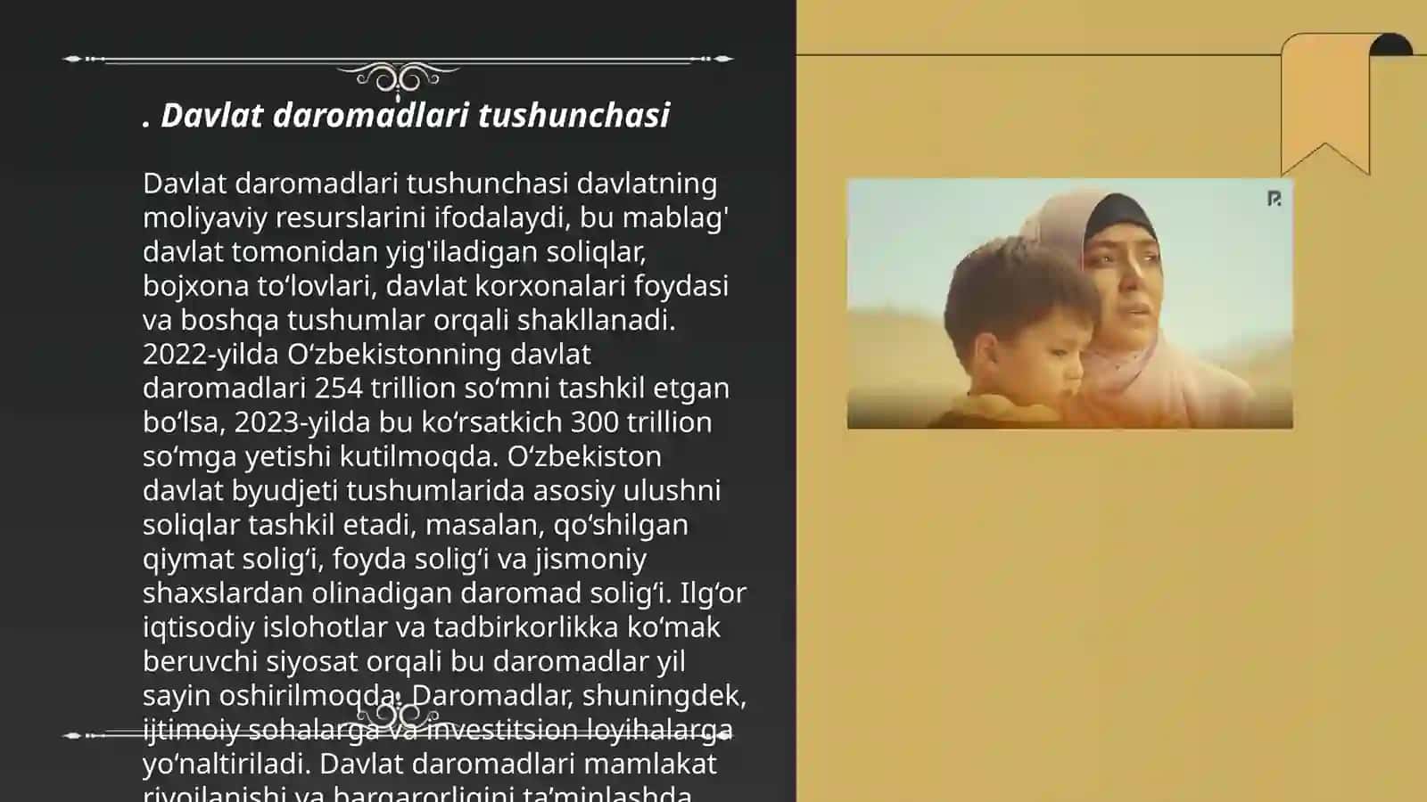 Davlat daromadlari tushunchasi 3
