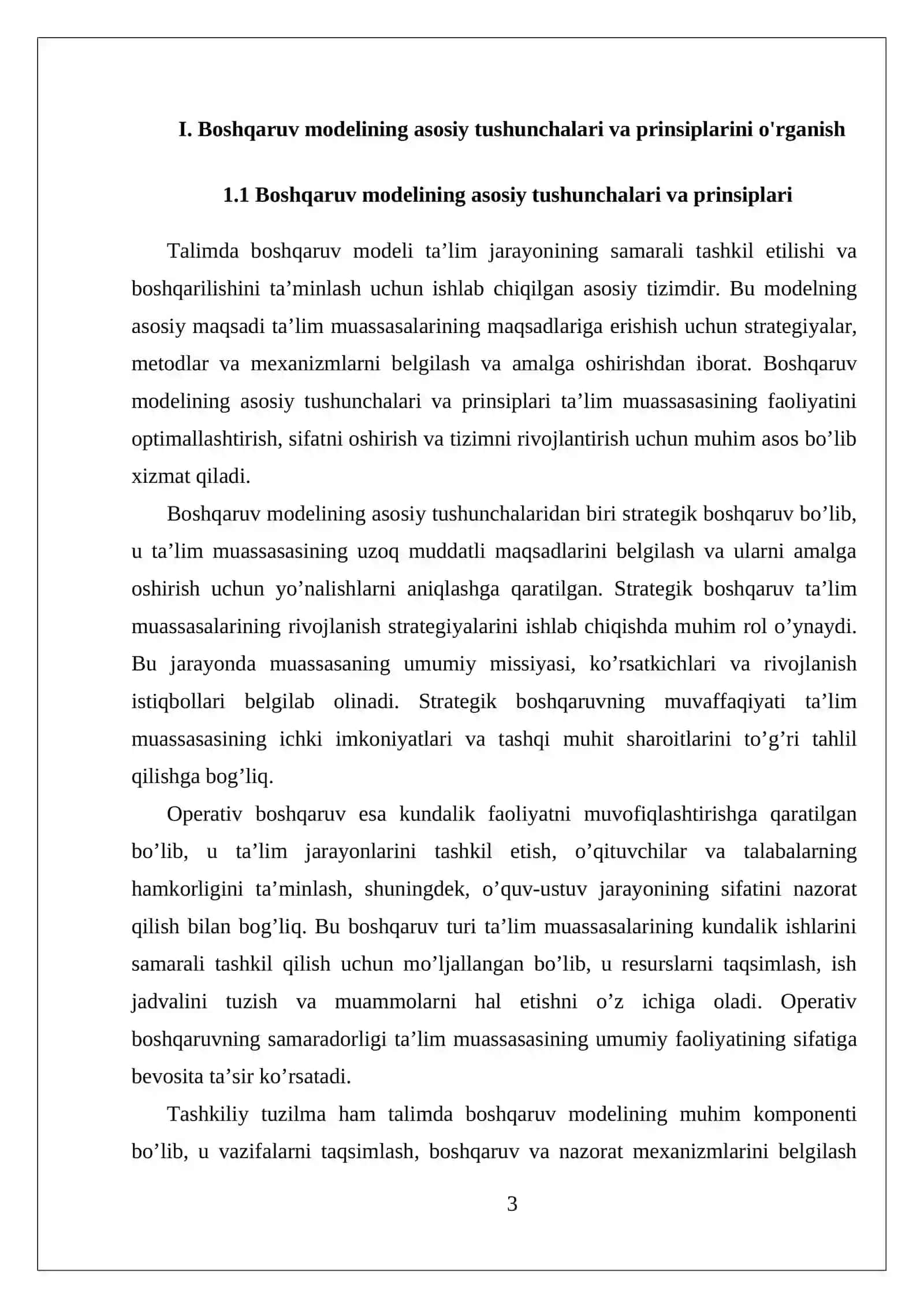 TALIMDA BOSHQARUV MODELI 3
