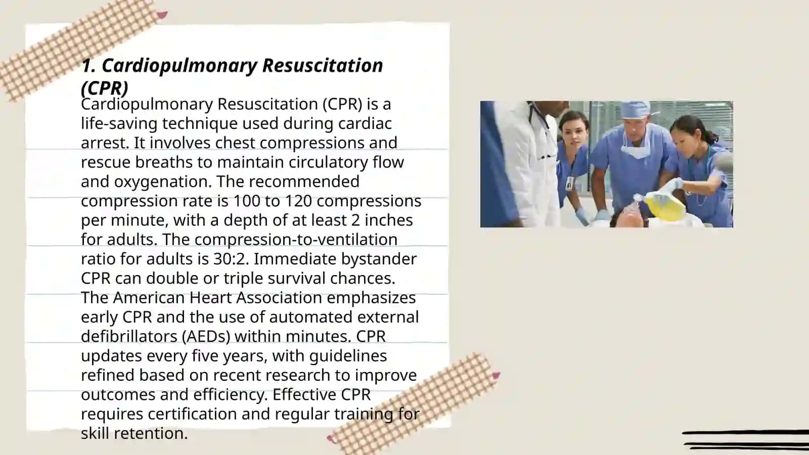Emergency medical care 3