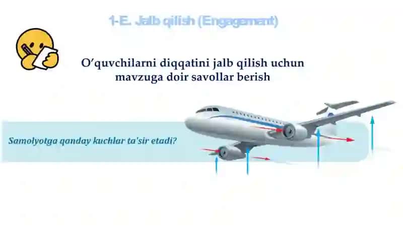 Jismning bir nechta kuch ta’siridagi harakati_5E 3