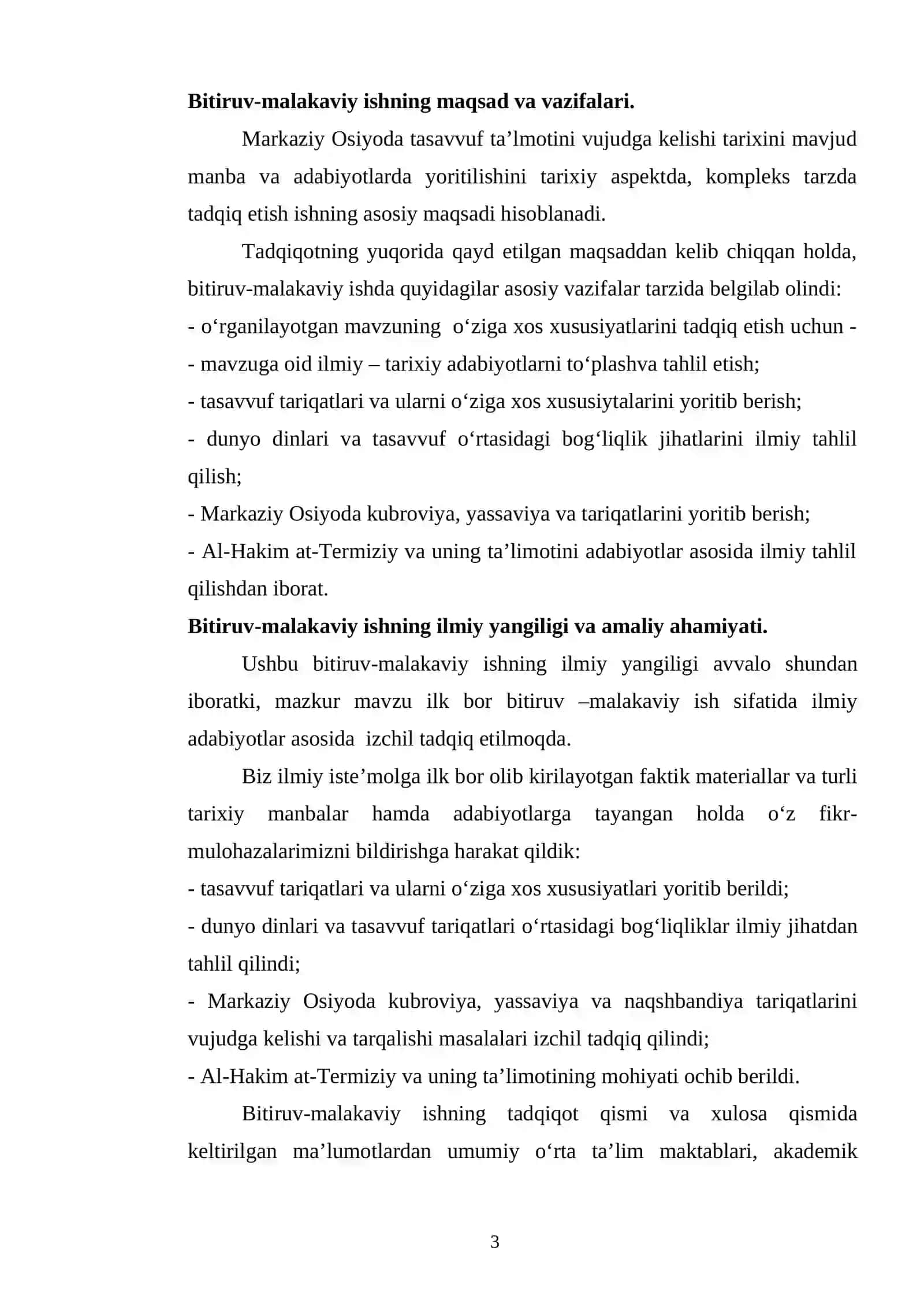 Markaziy Osiyoda tasavvuf ta’limotining vujudga kelish tarixidan 3
