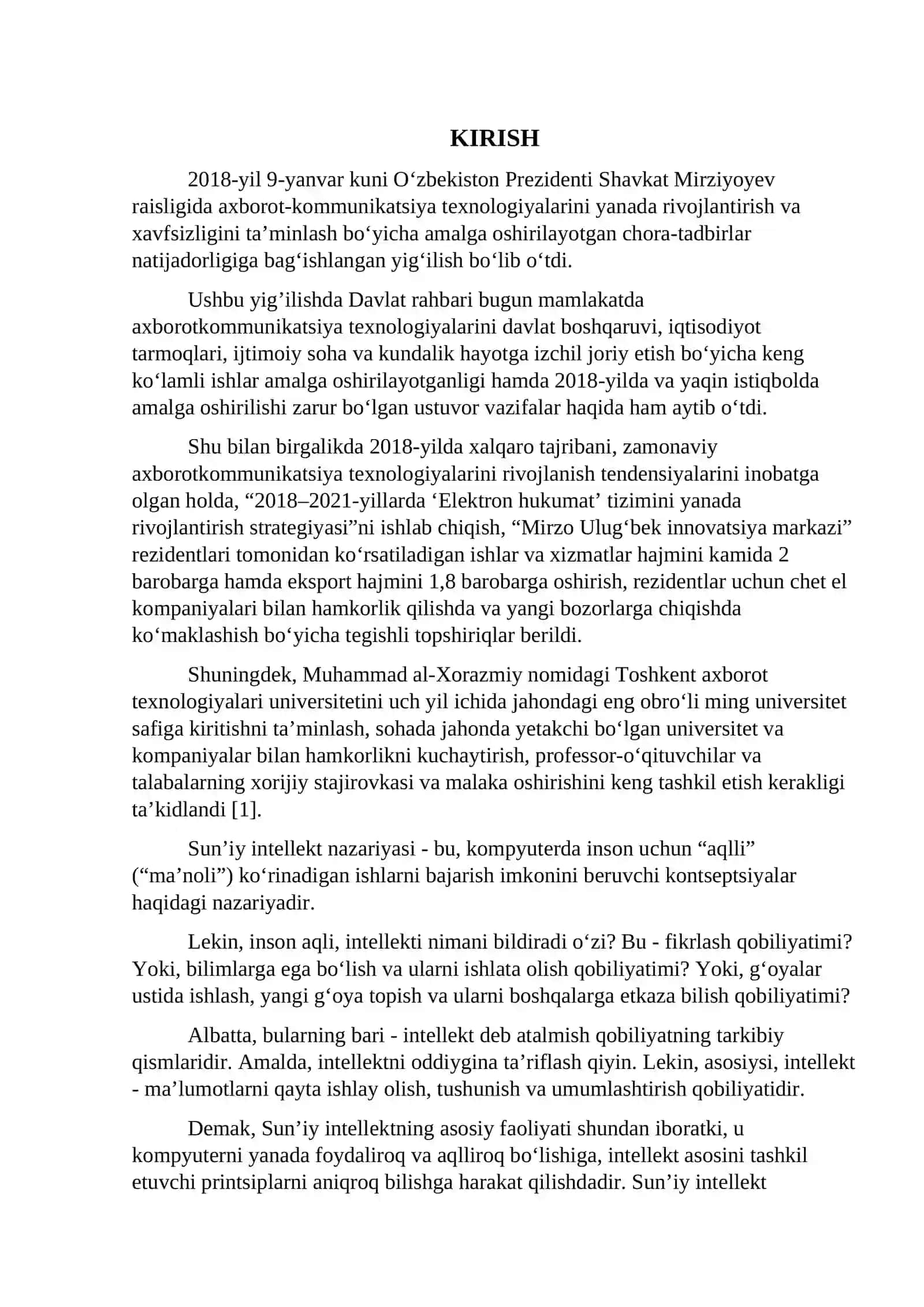 Tasvirlarni tanib olish masalalarida neyron tarmoq modellari va algoritmlari 3
