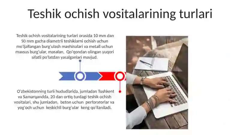 Teshiklarga ishlov beruvchi asboblar 3