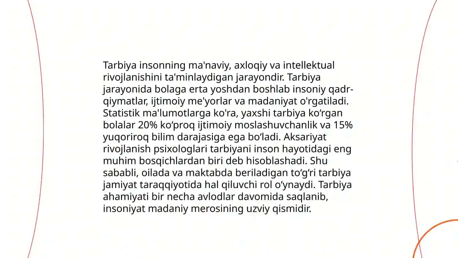 Tarbiya fanidan tayorlangan taqdimoti 3