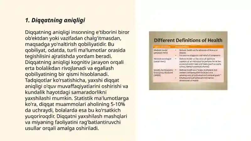 Diqqatning xususiyatlari 3