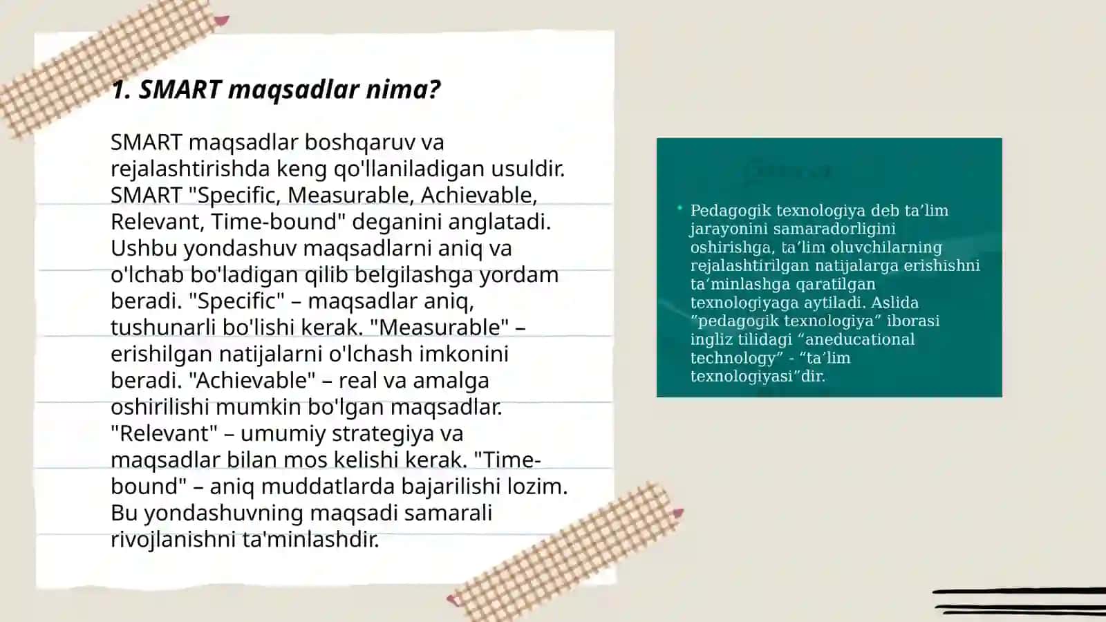 Ijtimoiy rivojlantirishda SMART 3
