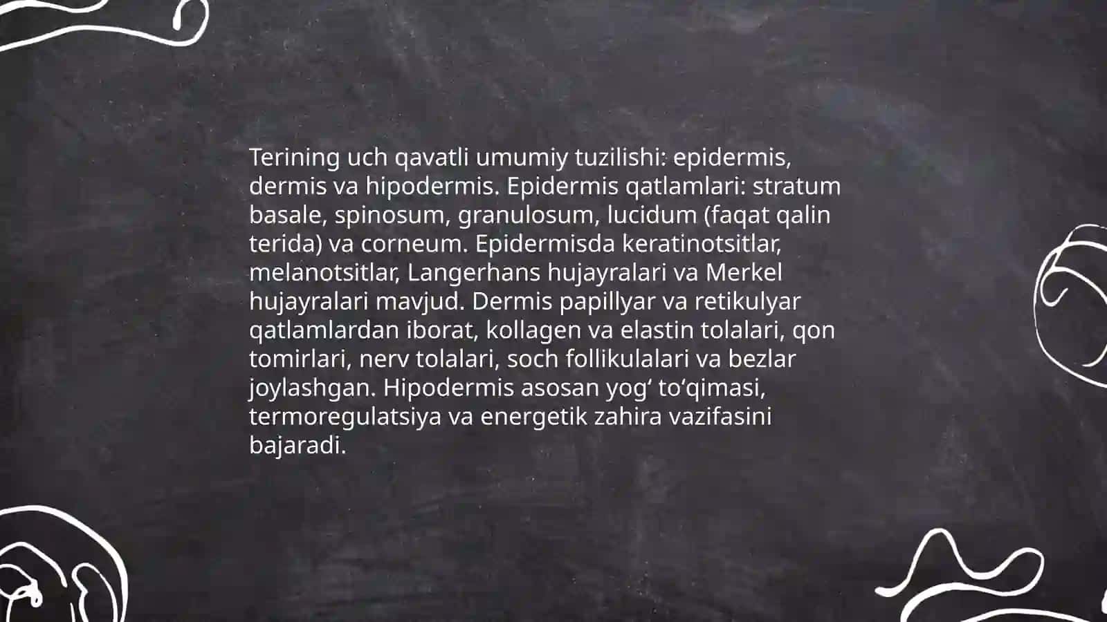 Gistalogiyadan teri mavzusi 3