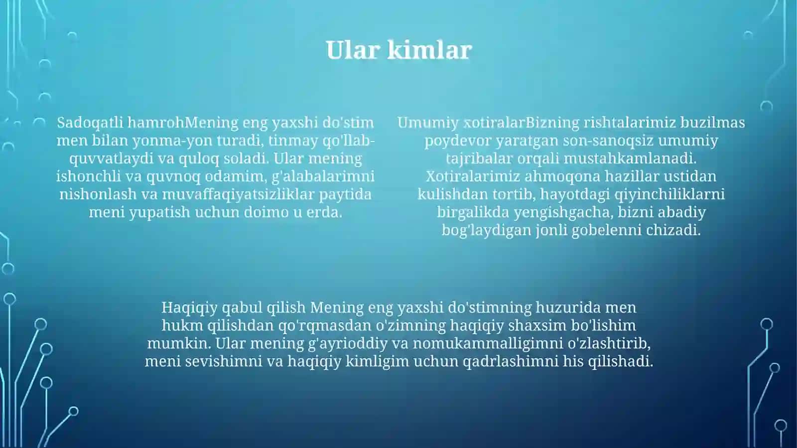 Mening eng yaxshi do'stim 3