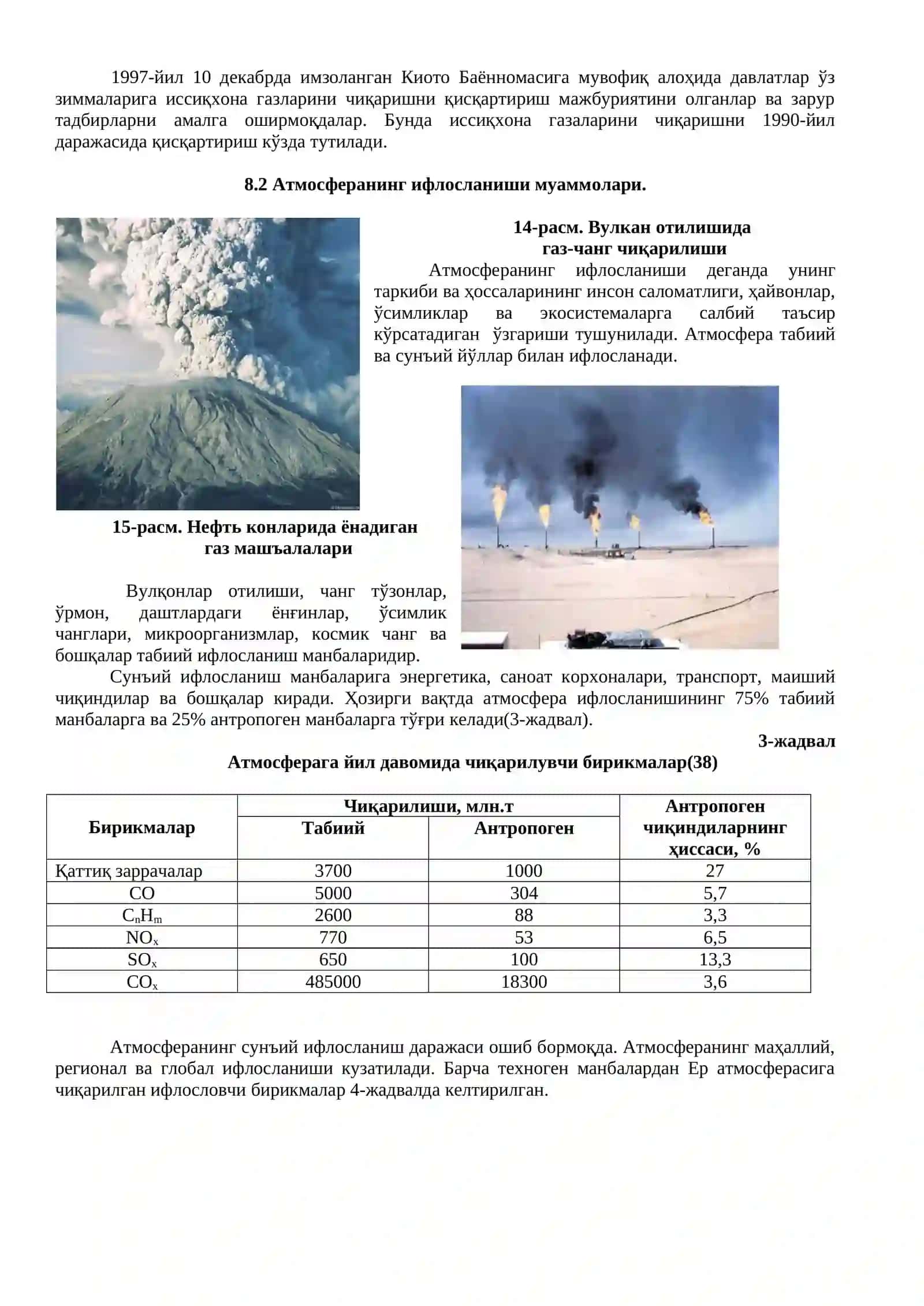 Атмосфера экологияси 3