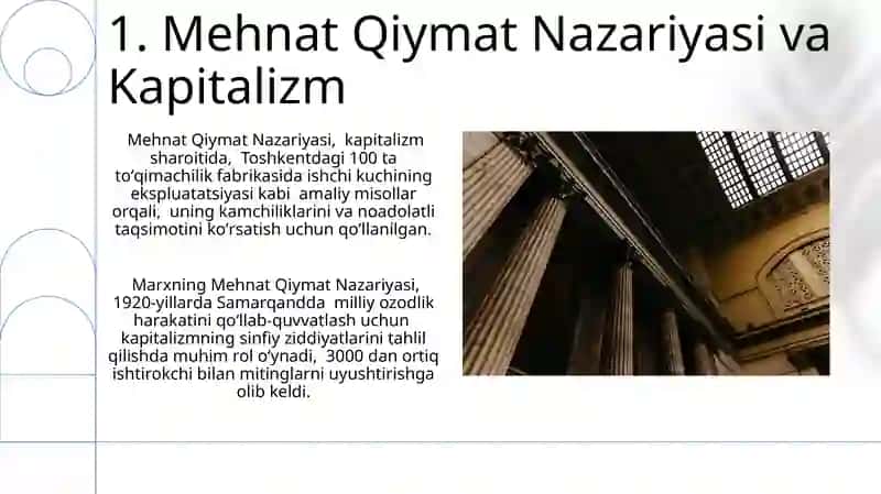 Qiymatning Mehnat Nazariyasi. Qiymat Qonuni 3