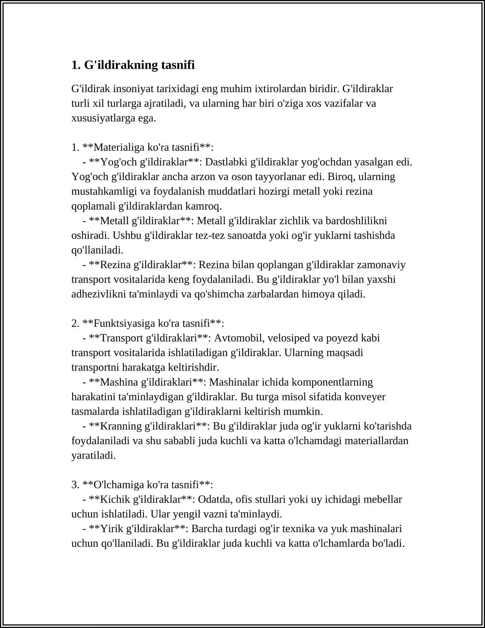G'ILDIRAKNING G'ILDIRASHGA QARSHILIK KUCHI 3