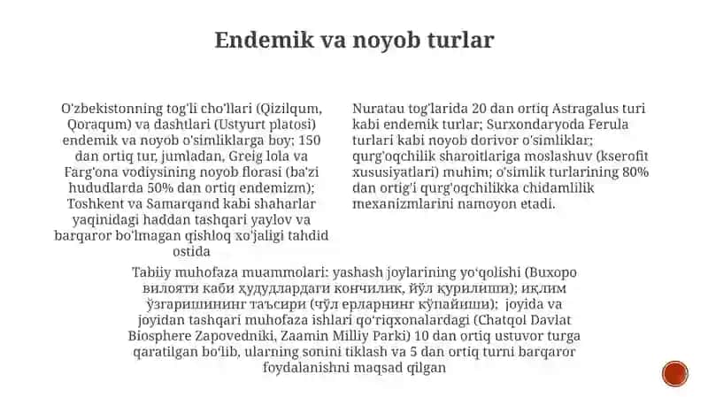 O'zbekistonning tog'cho'ldashtlarida o'simliklar 3