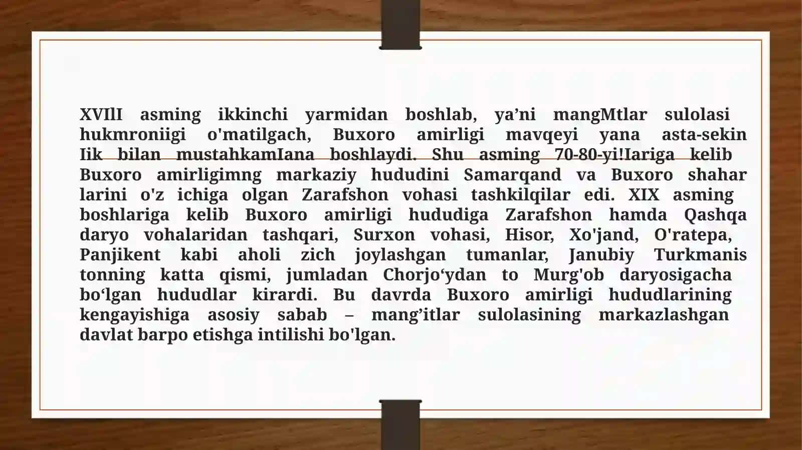 BUXORO AMIRLIGINING SIYOSIY, IJTIMOIY-IQTISODIY HAYOTI 3