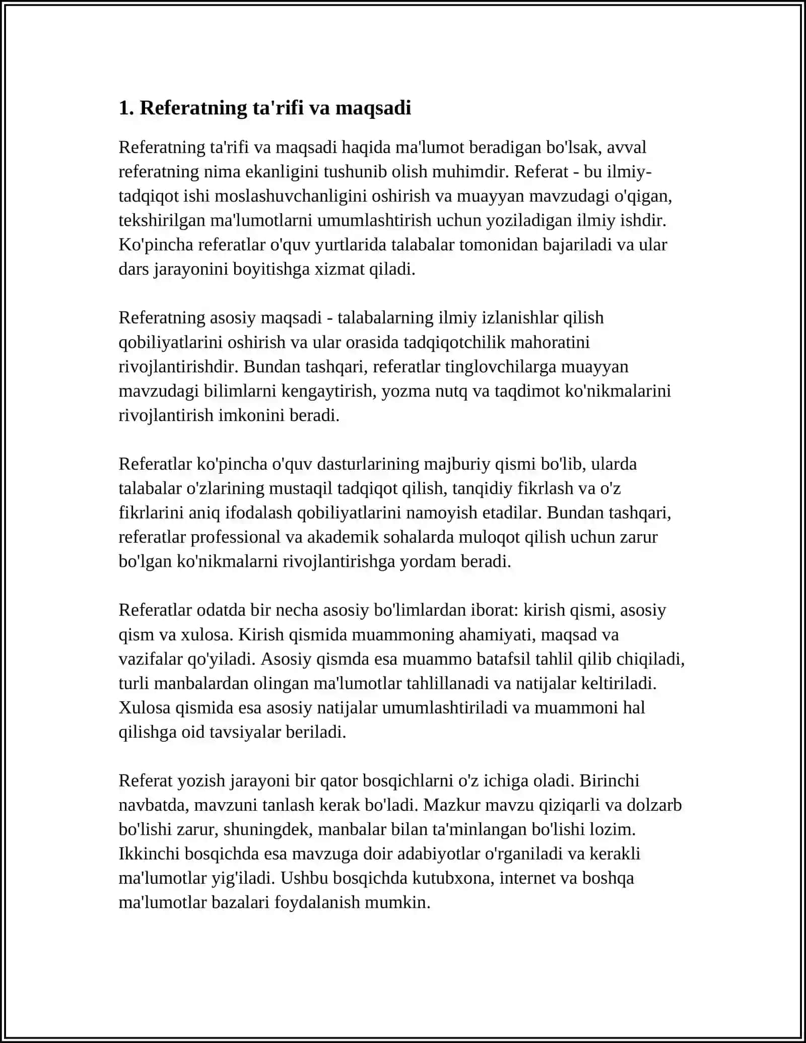REFERAT HAQIDA UMUMIY TUSHUNCHA 3
