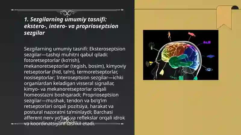 Sezgilarning tasnifi 3
