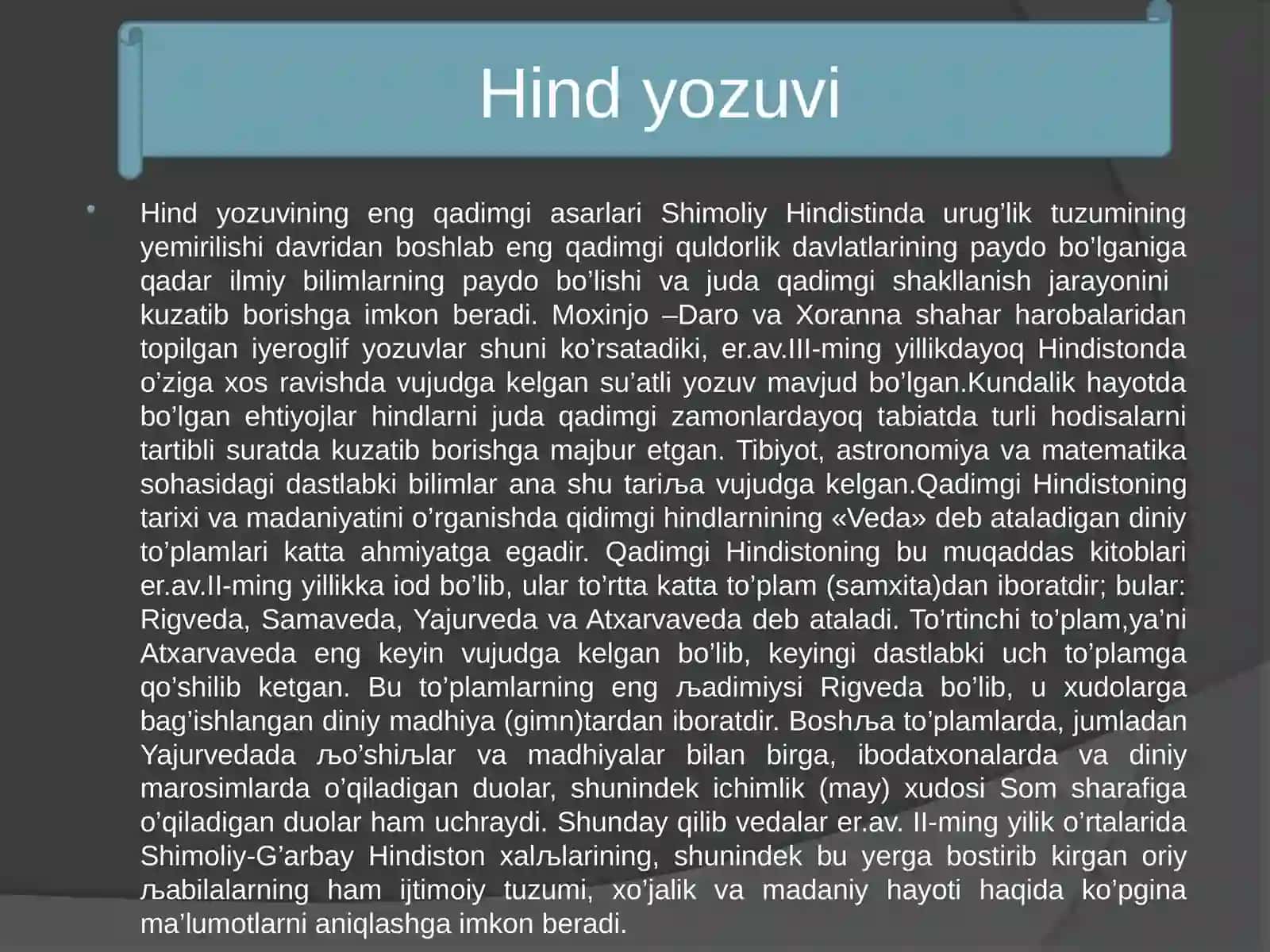 Qadimgi Hindiston va Xitoy fani 3