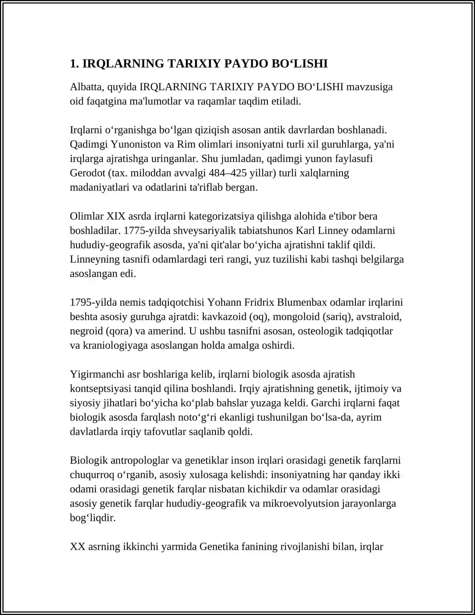 IRQLARNING VUJUDGA KELISHI VA TARQALISHI 3