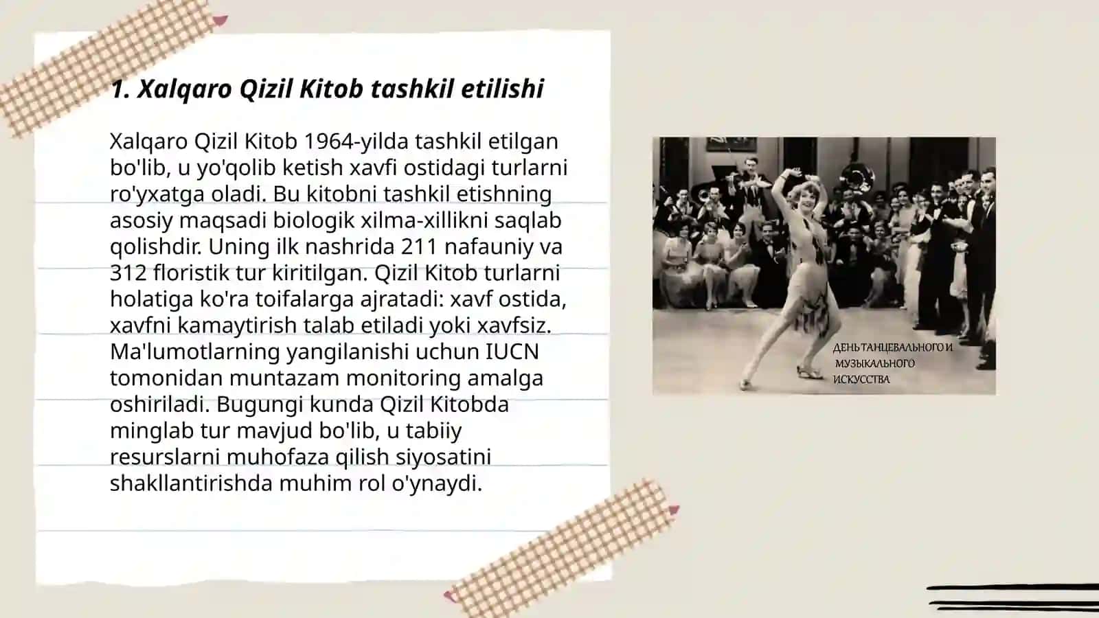 Xalqaro Qizil Kitob va O’zbekiston qizil kitobi 3