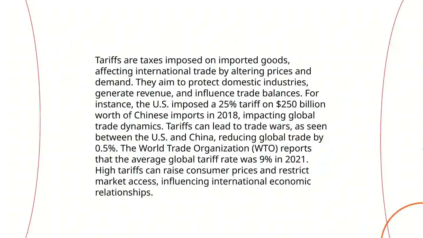 The Role of Tariffs in International Trade 3