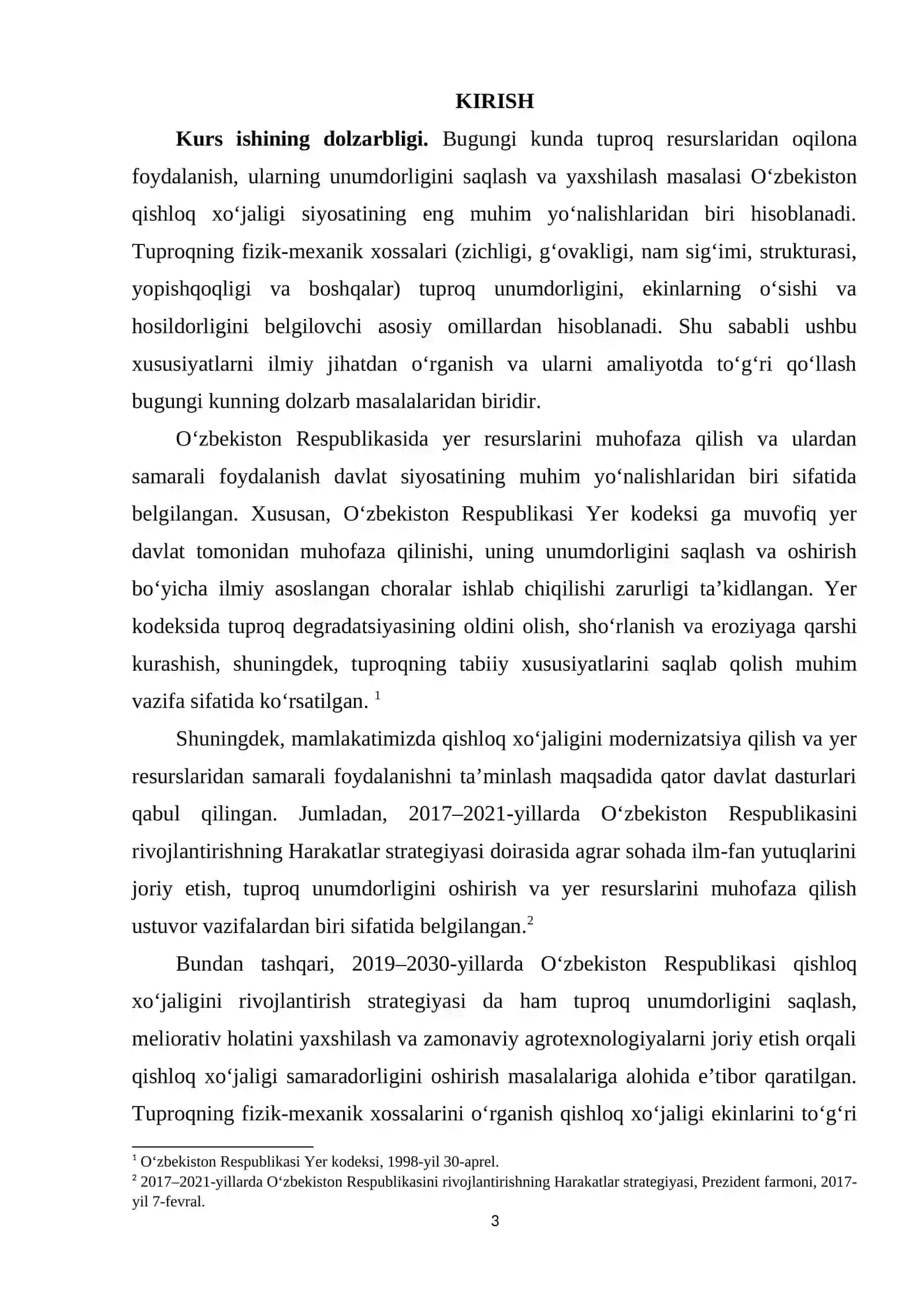 TUPROQNING FIZIK-MEXANIK XOSSALARI 3