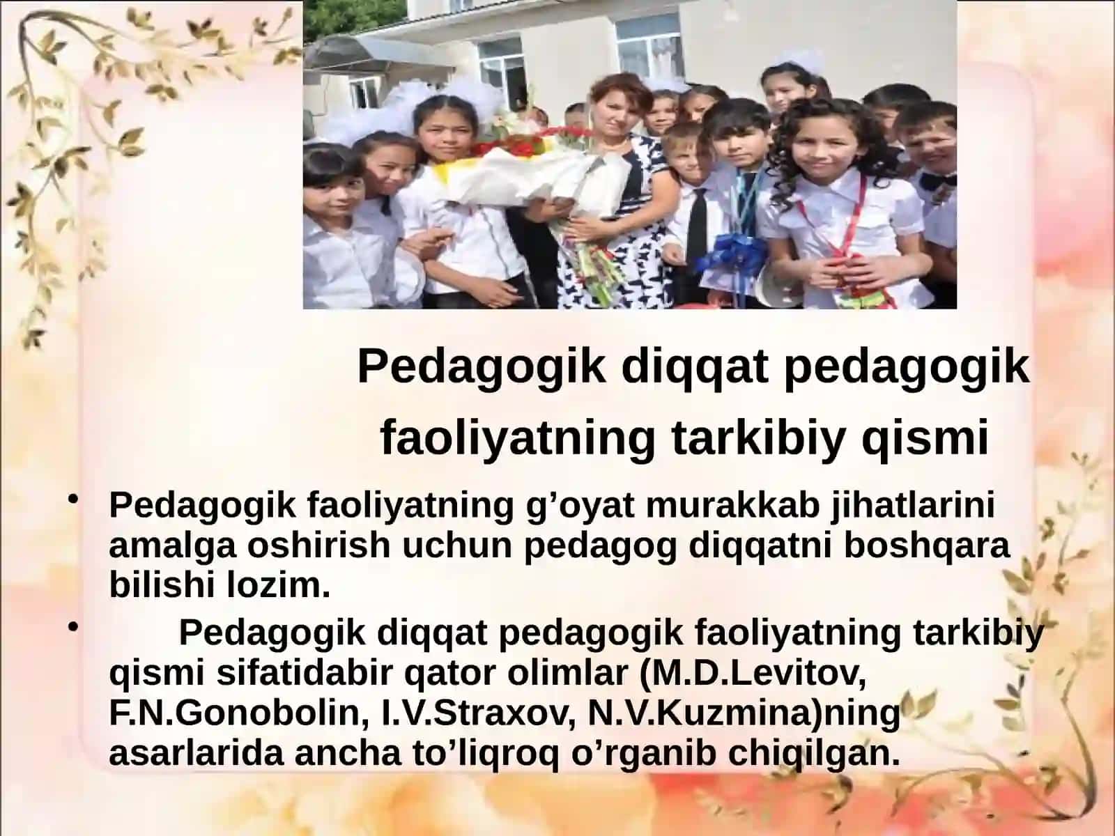 Sinf diqqatini tortishning asosiy bosqichlari va usullari 3