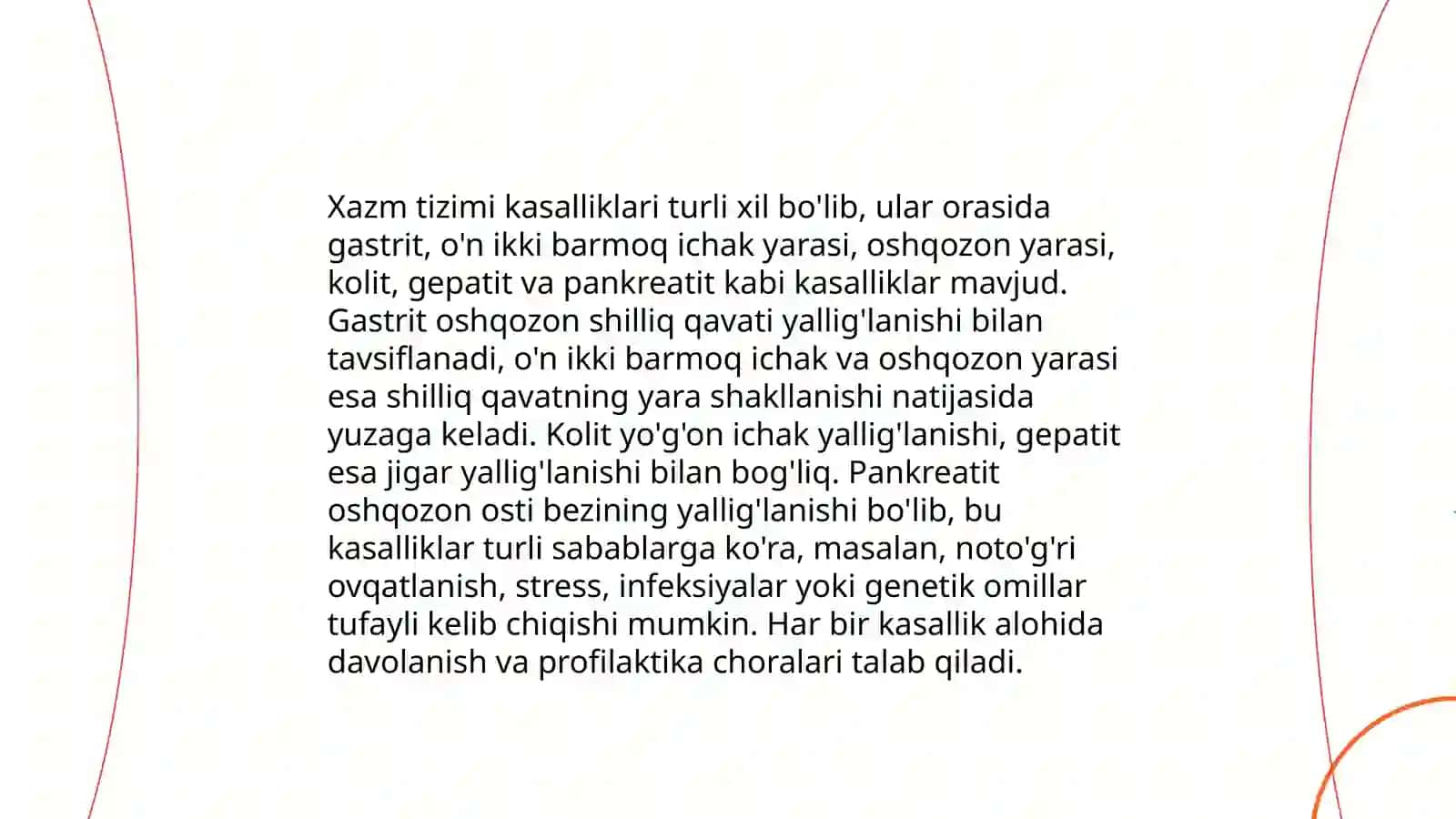 Xazm tizimi kasaliklari 3