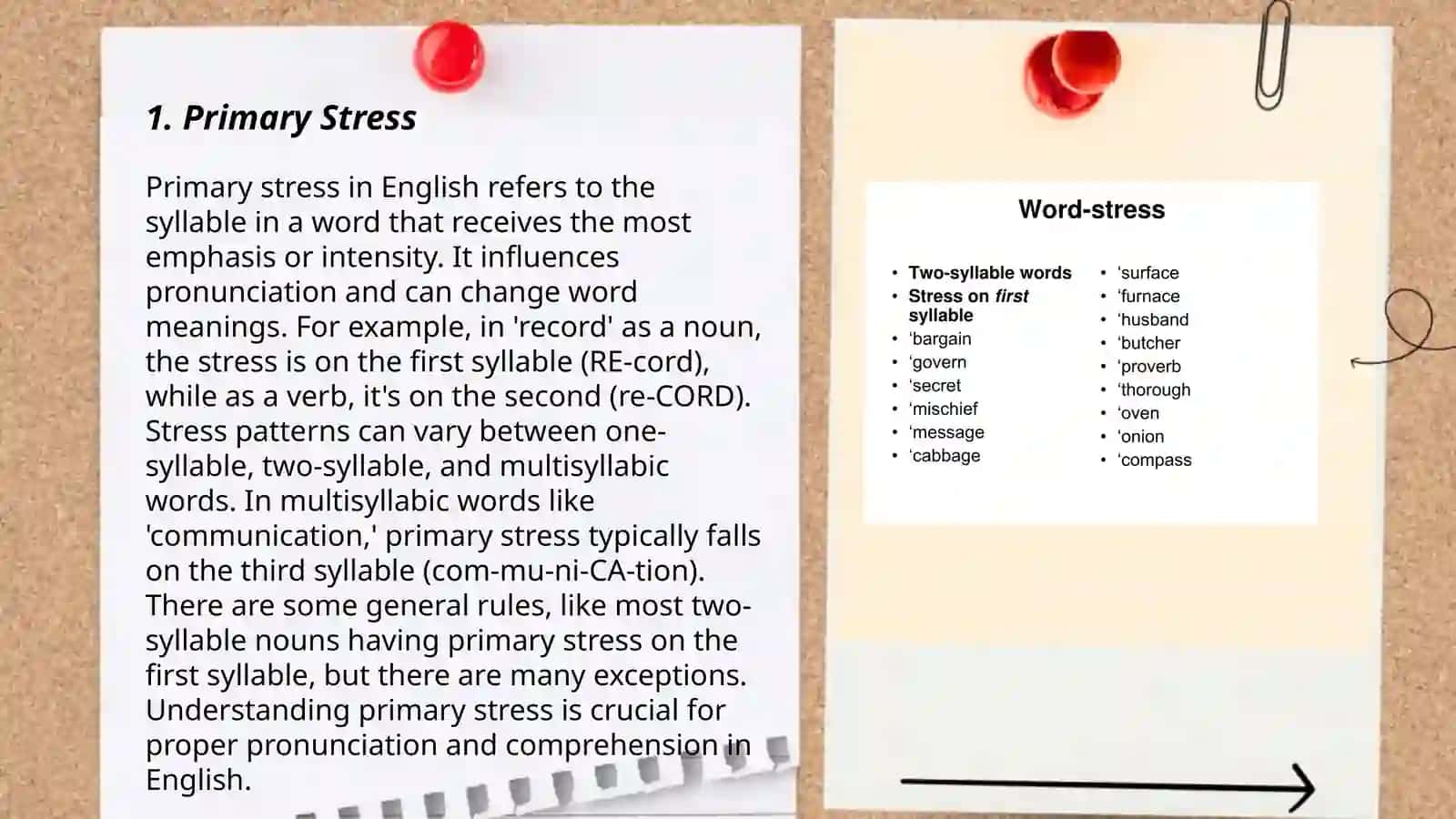 Word stress 3