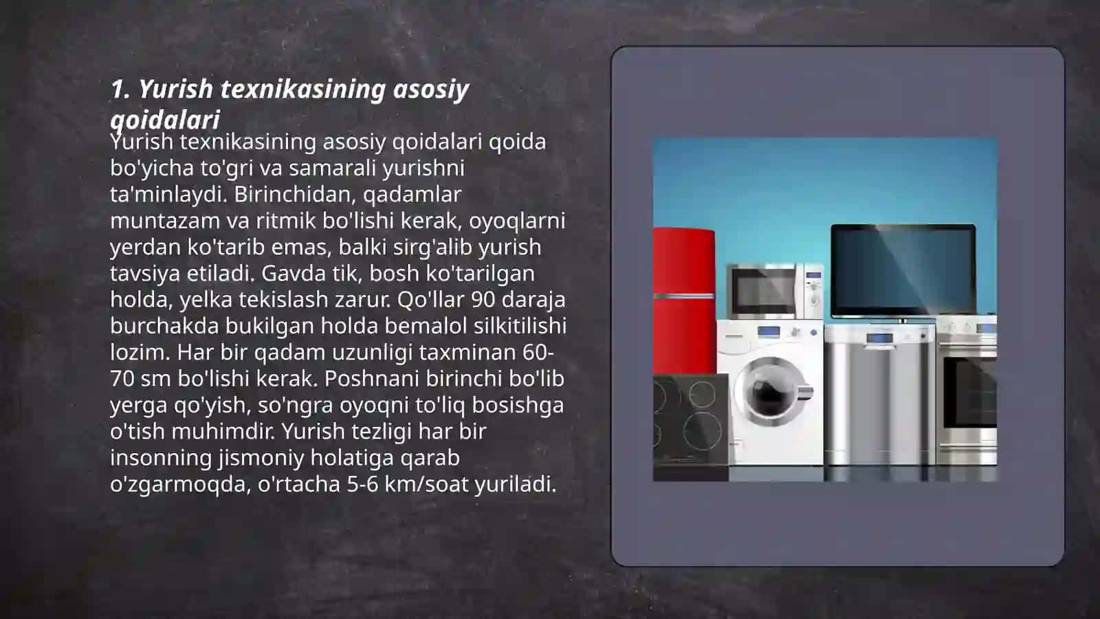 Yurish texnika asoslari 3