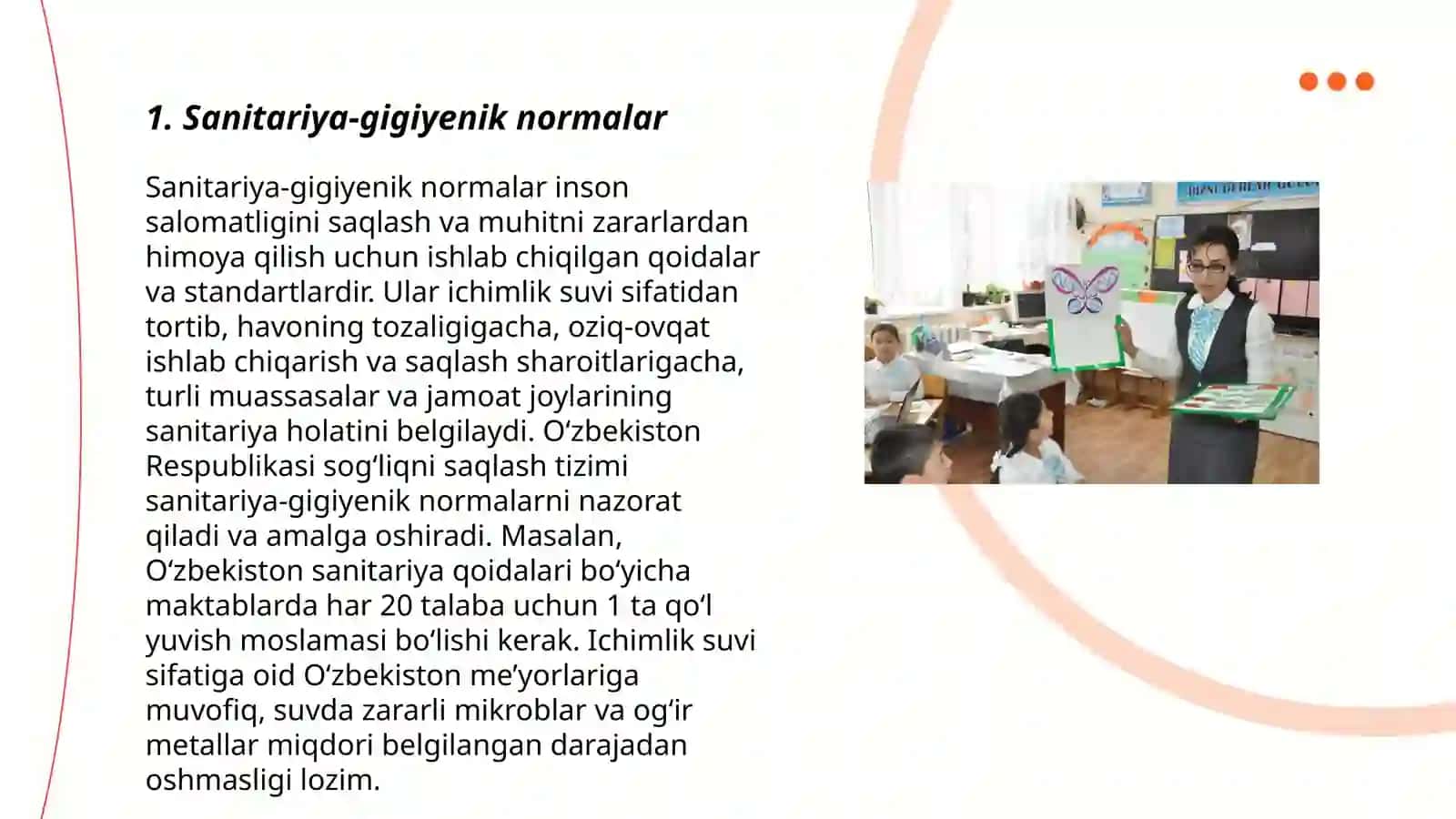 Sanitariya-gigiyenik normalar 3