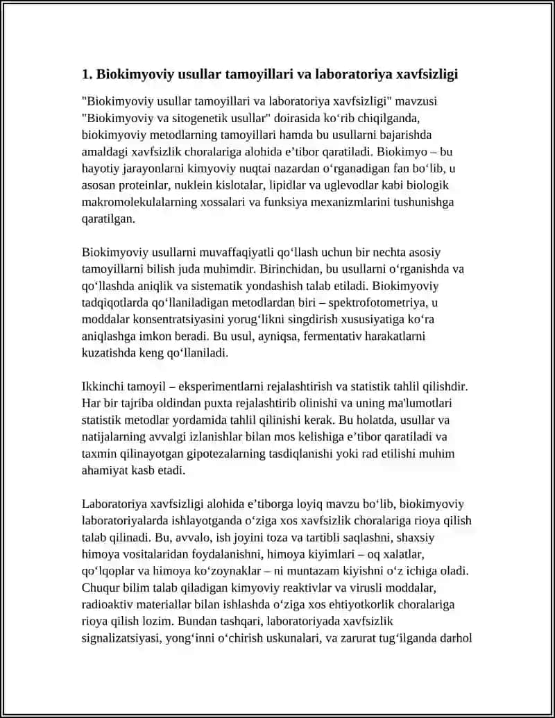 BIOKIMYOVIY VA SITOGENETIK USULLAR 3