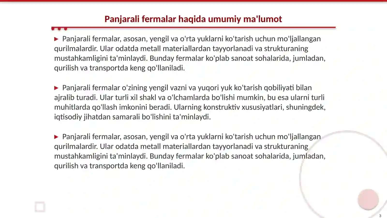 Panjarali fermalar 3