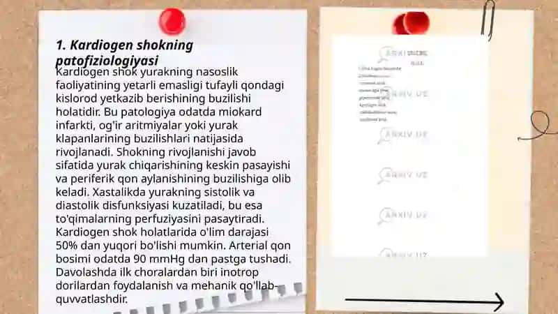 Kardiogen shokning farmokoterapiyasi 3