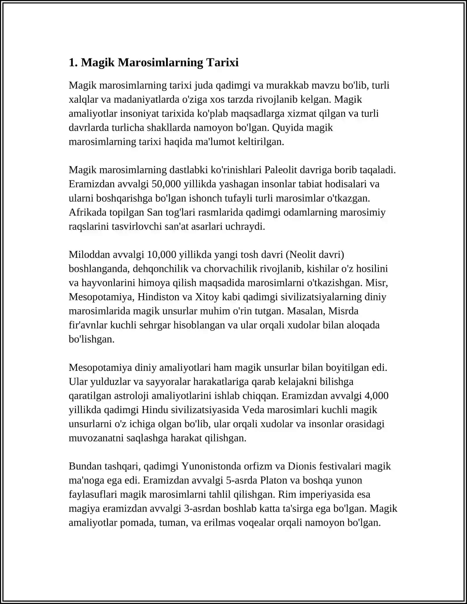 MAGIK MAROSIM HAQIDA MUSTAQIL ISH YOZISH 3