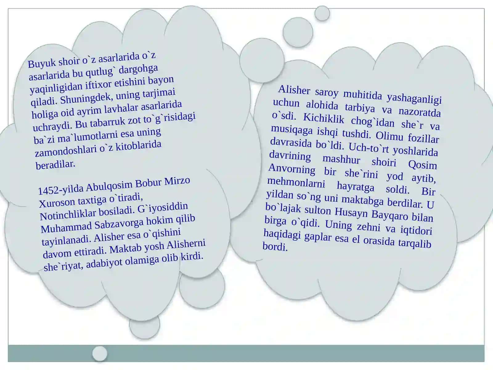 ALISHER NAVOIY ASARLARINING BOLALAR KITOBXONLIGIDAGI O`RNI 3
