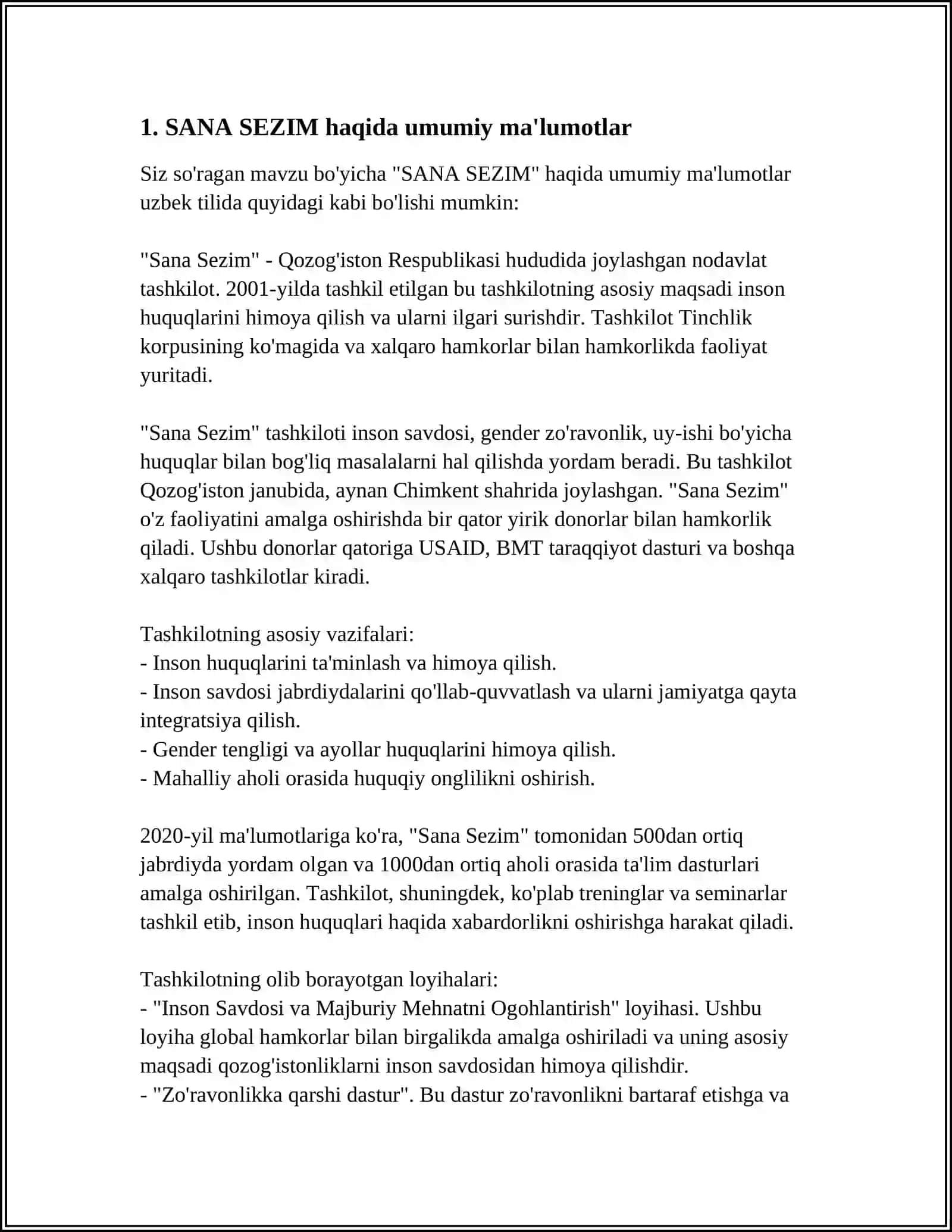 SANA SEZIM 3