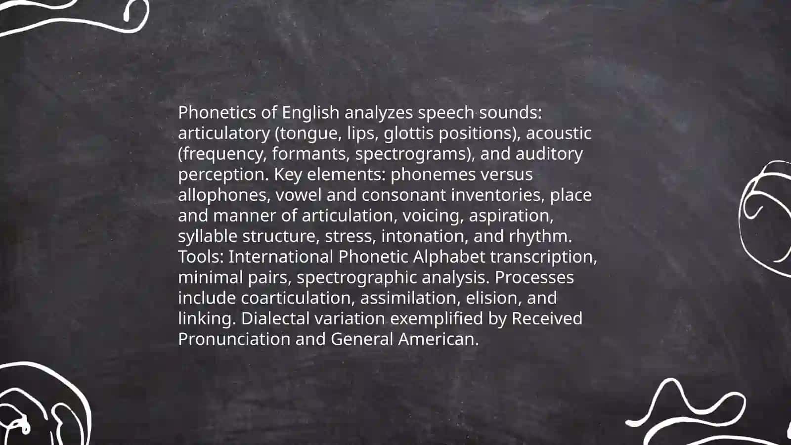 Subject matter of English 3