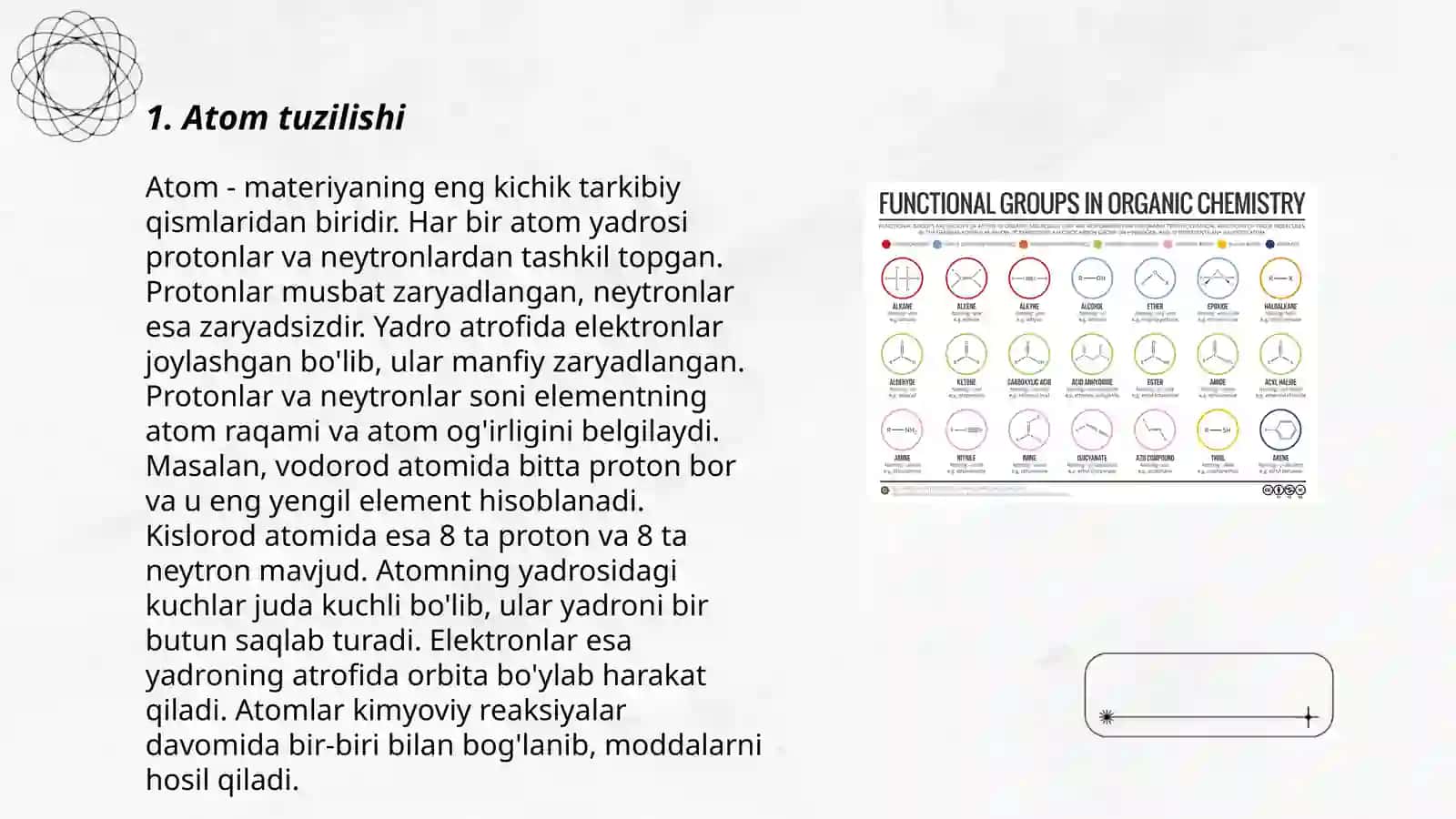 Kimyo fani vazifasi 3